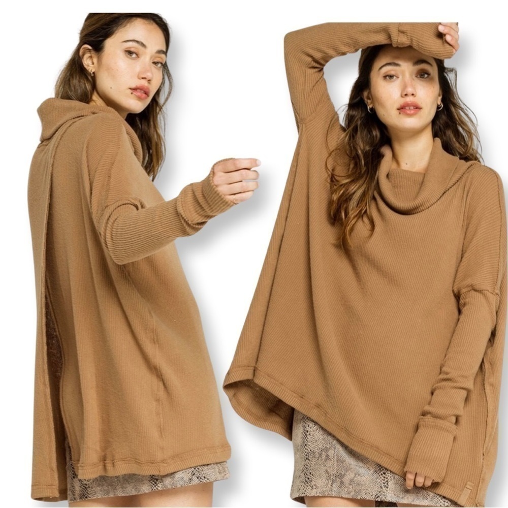 NWT Free People Juicy Long Sleeve Top size X-Small in canyon moon - Picture 2 of 6